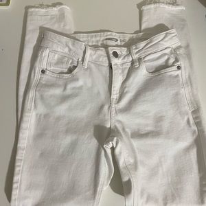 Old Navy White Skinny Jeans Size 2